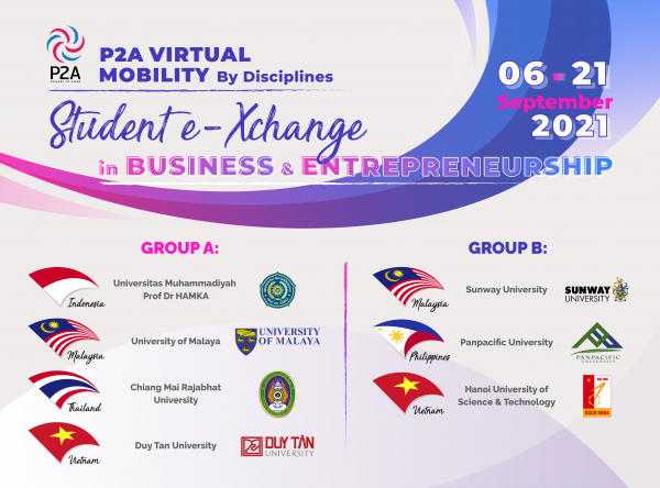 P2A Virtual Mobility 2021 | ASEAN Student E-Xchange In Business & Entrepreneurship