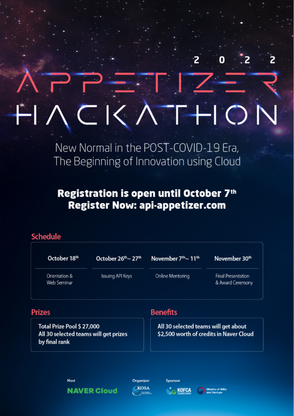 APPETIZER HACKATHON 2022 -  The golden opportunity to make the best of superior APIs