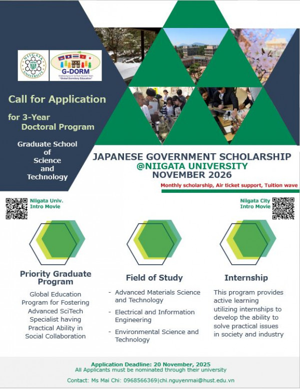 Detail of the scholarship