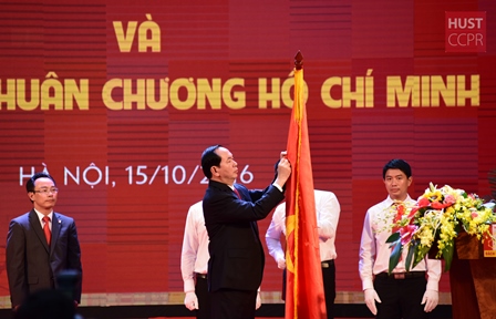 Chủ tịch nước dự Lễ kỷ niệm 60 năm thành lập và trao tặng Huân chương Hồ Chí Minh lần thứ hai cho Trường ĐHBK Hà Nội