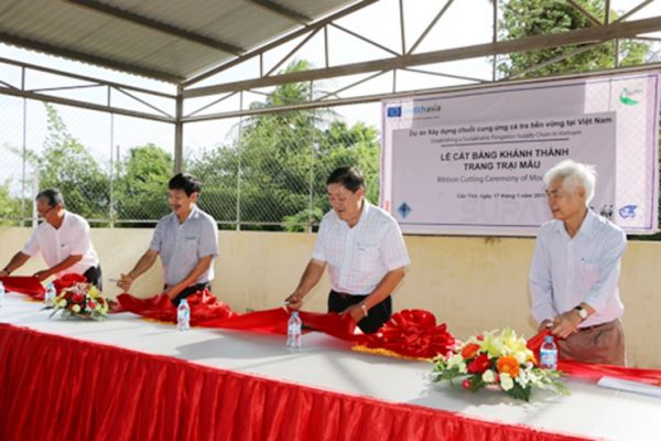 HUST & CTU Launching a Model Farm to promote Sustainable Pangasius Supply Chain in Vietnam