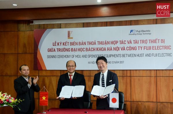 MoU Signing Ceremony between Electric Fuji Vietnam and HUST: Investing in the young generation for sustainability