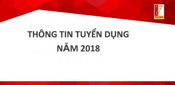 Thông báo tuyển dụng năm 2018