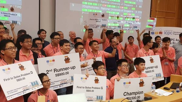 ĐHBK Hà Nội giành cú đúp tại vòng loại Châu Á 2018 ICPC Asia Singapore