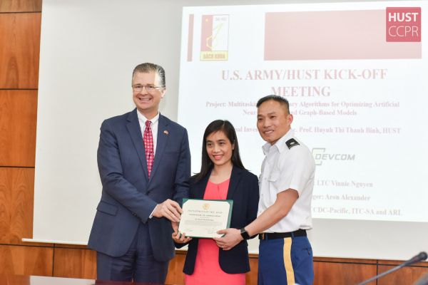 HUST researchers earned the first-ever US Army fully funded Research Project in Vietnam