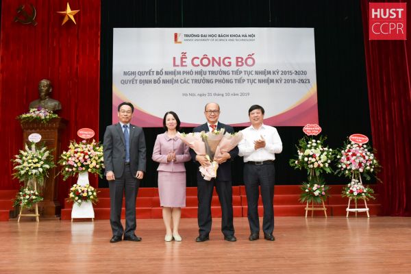 Đại học Bách Khoa Hà Nội bổ nhiệm Phó Hiệu trưởng tiếp tục nhiệm kỳ 2015-2020