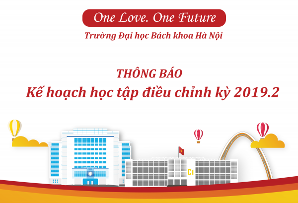 Thông báo Kế hoạch học tập điều chỉnh kỳ 2019.2