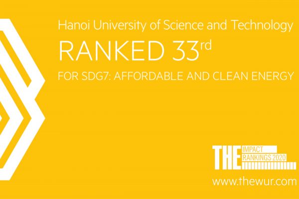 HUST placed 33rd  in Times Higher Education Impact Rankings for ‘Affordable and clean energy’