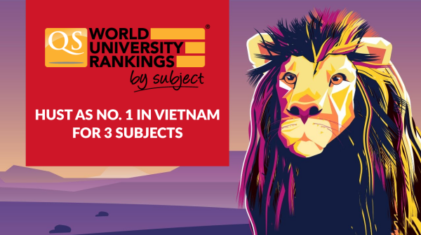 HUST as No. 1 in Vietnam for 3 Subjects