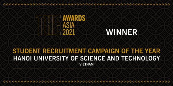 HUST wins THE Awards Asia’s Student Recruitment Campaign of the Year category