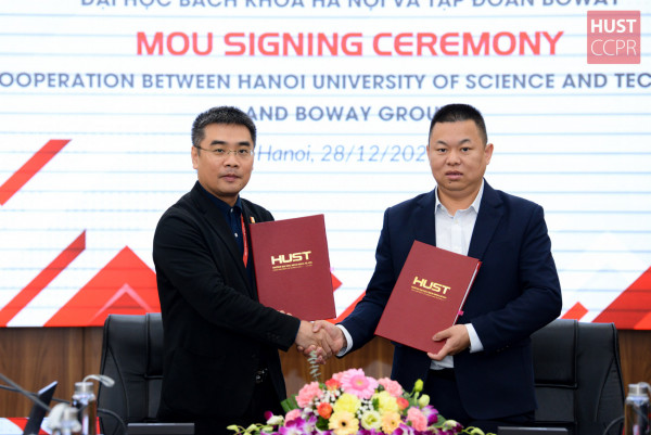 Bách khoa Hà Nội bắt tay cùng Tập đoàn BOWAY trong phát triển đào tạo và nghiên cứu khoa học công nghệ