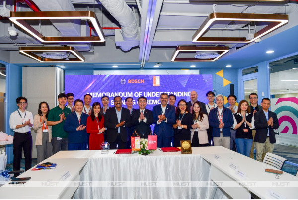 Comprehensive Cooperation Agreement between HUST and Bosch Global Software Technologies Vietnam