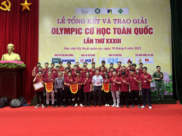 Sinh viên Bách khoa Hà Nội đạt 45 giải Olympic các môn Cơ học toàn quốc 2023