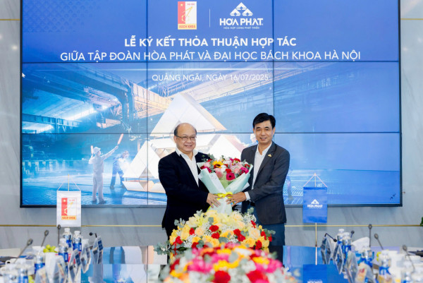 Nâng cấp mối quan hệ hợp tác giữa Bách khoa Hà Nội và Tập đoàn Hoà Phát