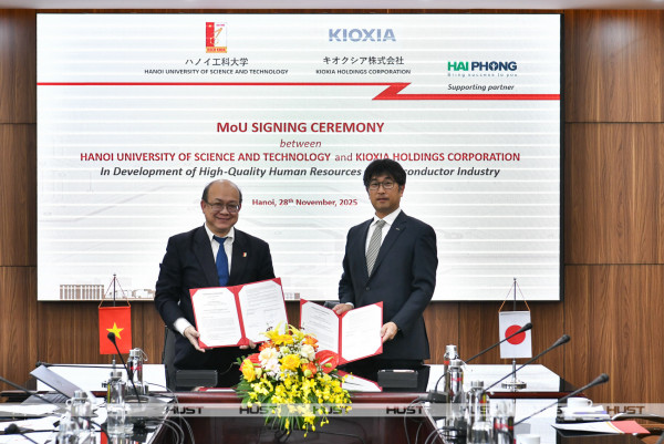 Bách khoa Hà Nội hợp tác với doanh nghiệp hàng đầu thế giới trong lĩnh vực công nghệ bộ nhớ và bán dẫn