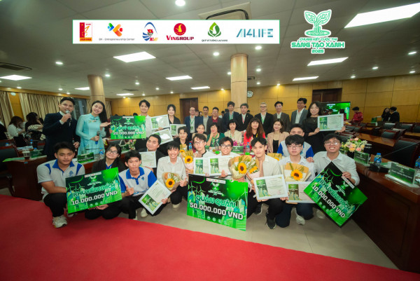 Chung kết Sáng tạo Xanh 2025: Dấu ấn tiên phong của thế hệ trẻ trên hành trình kiến tạo tương lai bền vững