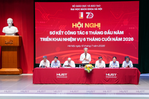 Bách khoa Hà Nội sơ kết 6 tháng đầu năm 2026, tăng tốc chuyển đổi số, hướng tới AI-First University