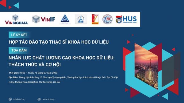 Chương trình thạc sỹ khoa học dữ liệu và trí tuệ nhân tạo giảng dạy bằng tiếng Anh