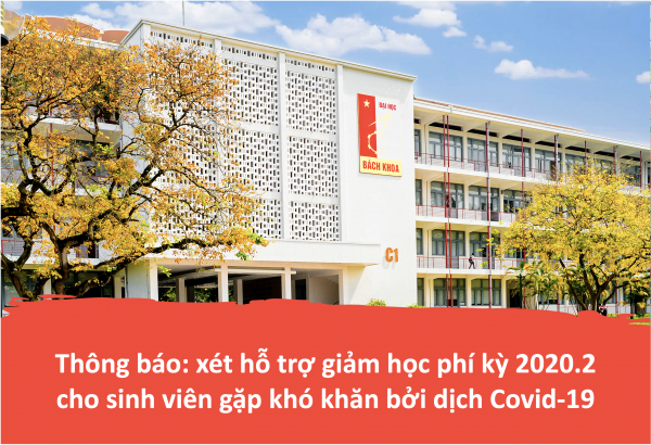 Thông báo xét hỗ trợ giảm học phí kỳ 2020.2 cho sinh viên gặp khó khăn bởi dịch Covid-19