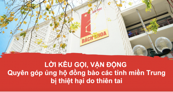 Lời kêu gọi, vận động quyên góp ủng hộ đồng bào các tỉnh miền Trung bị thiệt hại do thiên tai