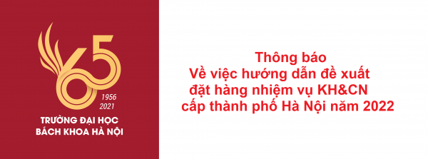 Hướng dẫn đề xuất đặt hàng nhiệm vụ KH&CN cấp thành phố Hà Nội năm 2022