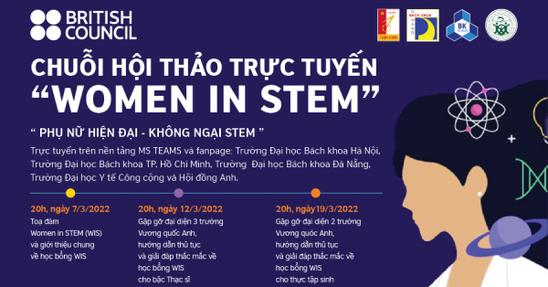 Chuỗi hội thảo trực tuyến: WOMEN IN STEM