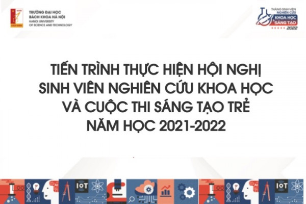 Tiến trình thực hiện Hội nghị sinh viên nghiên cứu khoa học và Cuộc thi Sáng tạo trẻ năm học 2021-2022