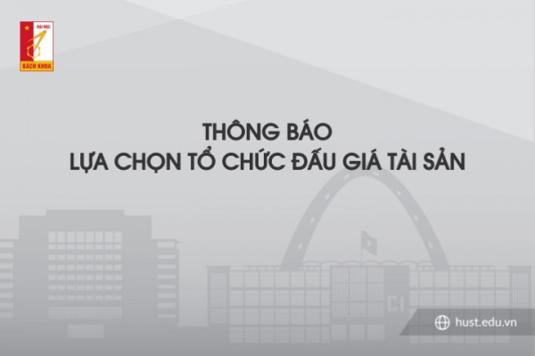 Thông báo lựa chọn tổ chức đấu giá tài sản