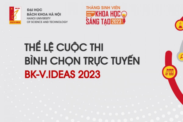 Thể lệ cuộc thi bình chọn trực tuyến BK-V.IDEAS 2023