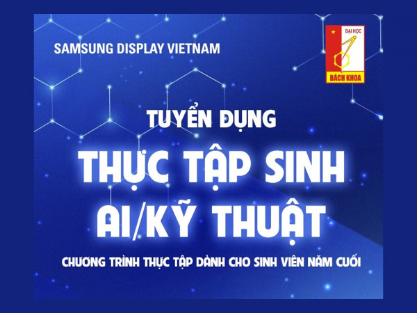 Chương Trình Thực Tập Sinh Samsung Display 2023-02