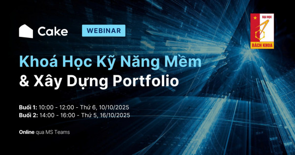 Webina: Khoá học kỹ năng mềm và Xây dựng Portfolio