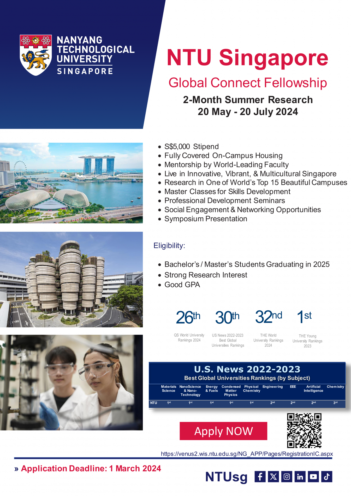 NTU Global Connect Fellowship Poster