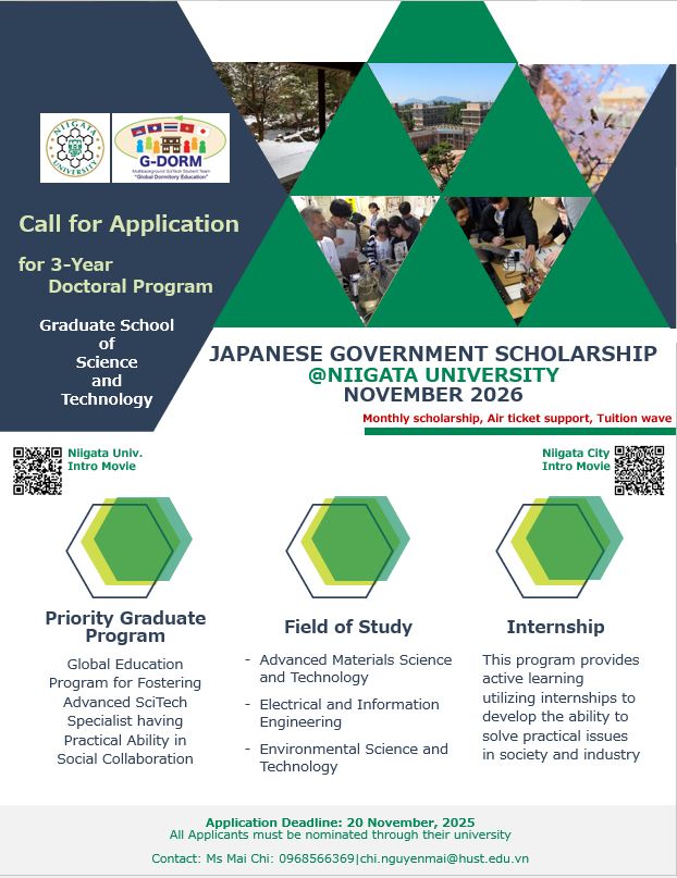 Detail of the scholarship