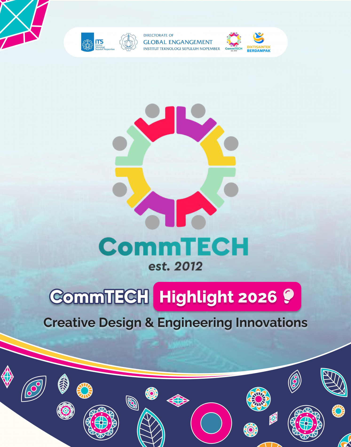 Thông báo về Chương trình quốc tế CommTECH Camp Highlight 2026 tại Institut Teknologi Sepuluh Nopember (ITS), Indonesia
