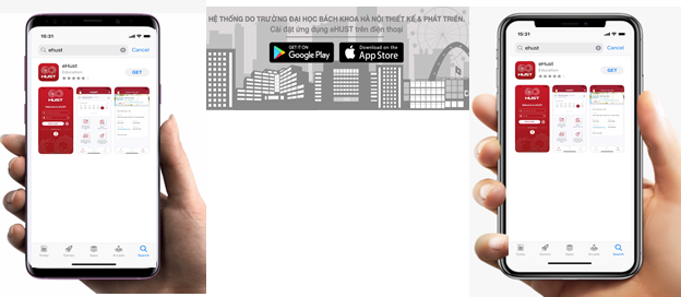 Ứng dung eHUST đã có mặt trên cả hai nền tảng iOS và Android được Đại học Bách khoa Hà Nội giới thiệu tại Hội thảo CLB KH&CN các trường ĐH kỹ thuật lần thứ 58