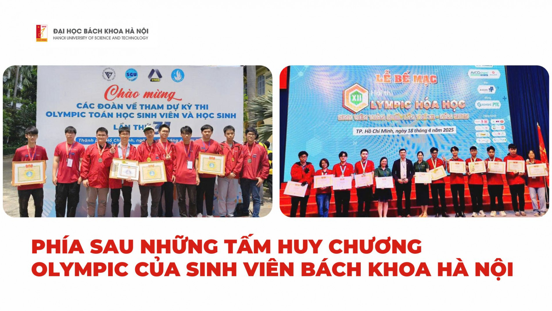 Phía sau những tấm huy chương Olympic của sinh viên Bách khoa Hà Nội