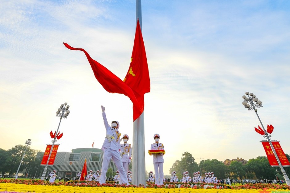 Quảng trường Ba Đình. Nguồn ảnh: Báo QĐND điện tử