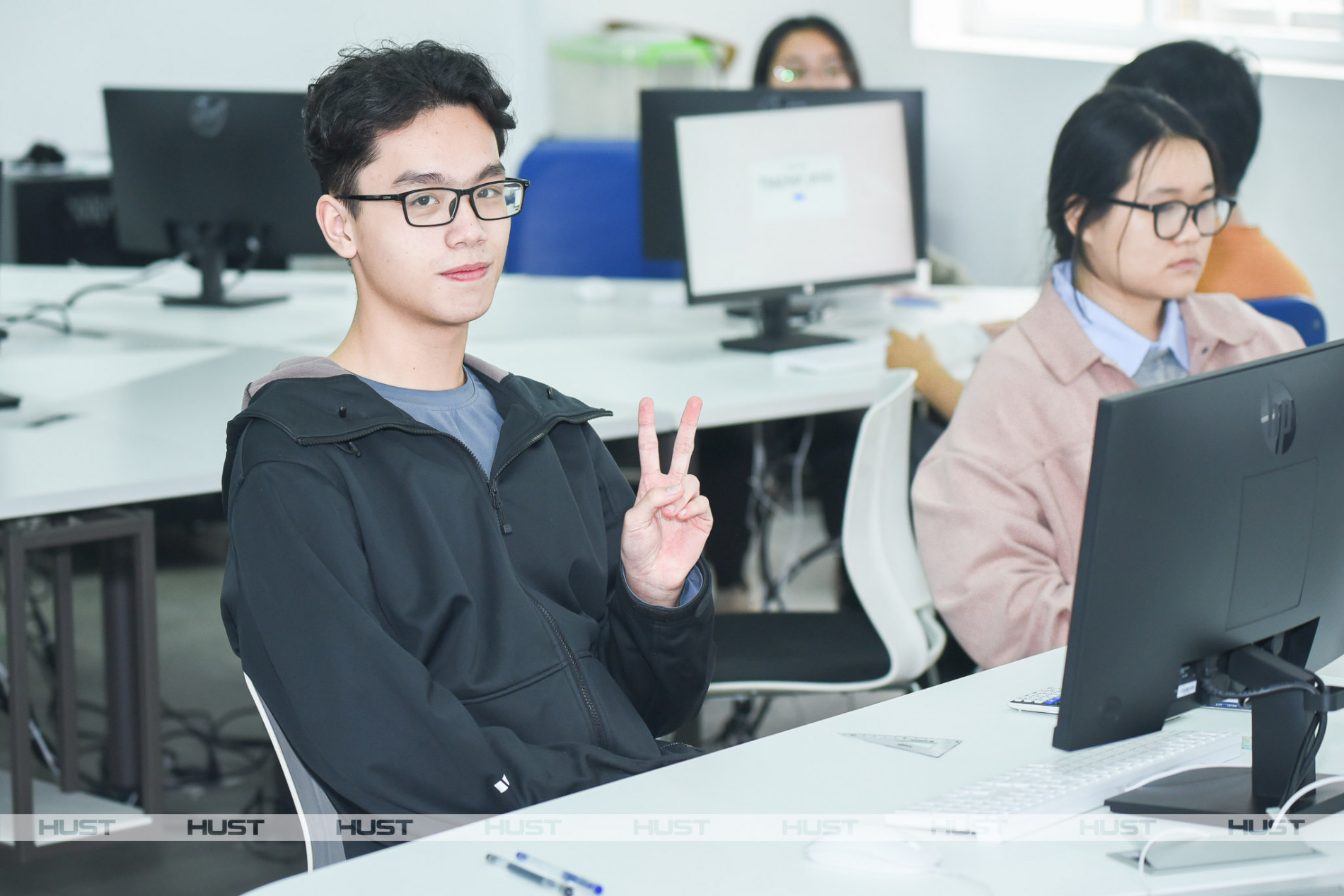 Thí sinh tham dự Kỳ thi  Đánh giá tư duy 2025 tại điểm thi Đại học Bách khoa Hà Nội