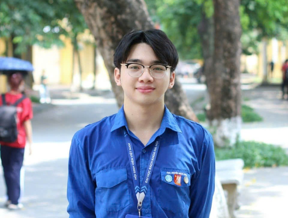 Sinh viên Nguyễn Kim Quý - Chủ tịch Hội Sinh viên Đại học Bách khoa Hà Nội