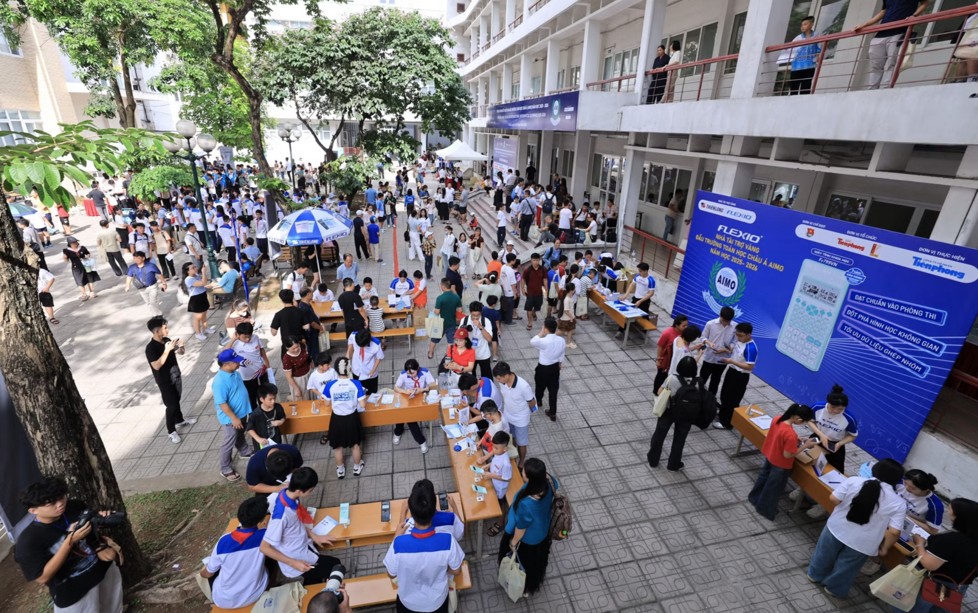 Các thí sinh tham dự Vòng Chung kết Quốc gia Đấu trường Toán học châu Á (AIMO) năm học 2025 - 2026