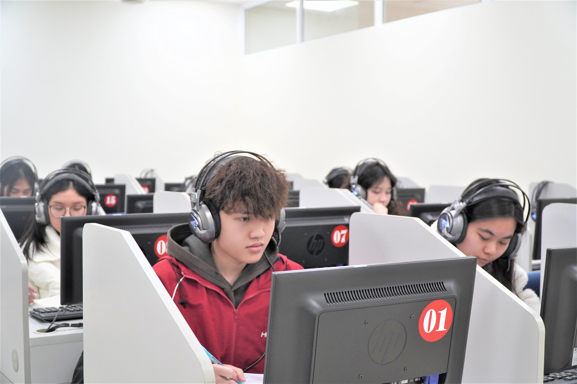 Một buổi học tại Phòng Lab đa phương tiện