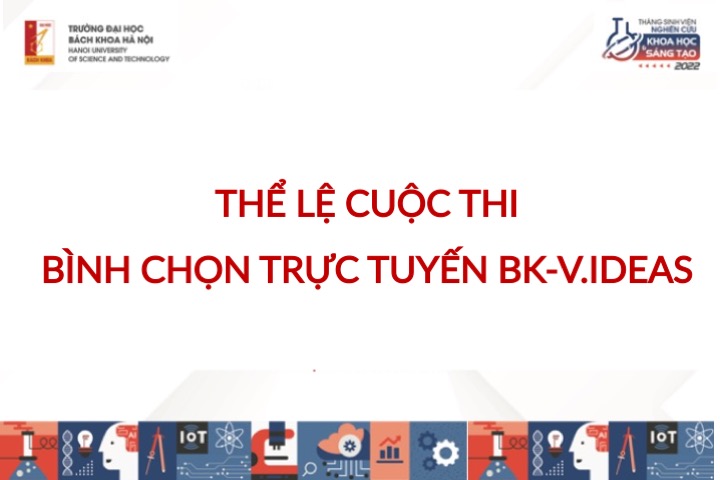 Thể lệ cuộc thi bình chọn trực tuyến BK-V.IDEAS 2022