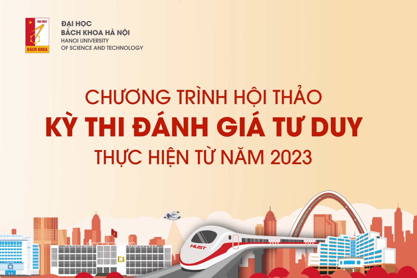 Chương trình hội thảo Kỳ thi Đánh giá tư duy năm 2023